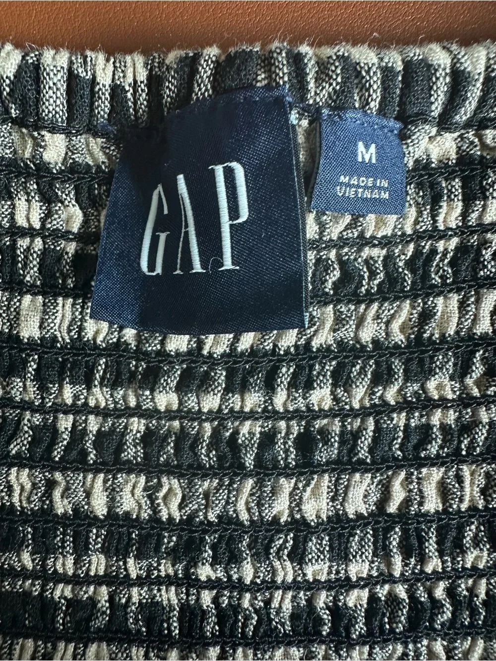 GAP Black & White Gingham Maxi Slip Dress drop waist Sleeveless Spaghetti Strap - Picture 7 of 9